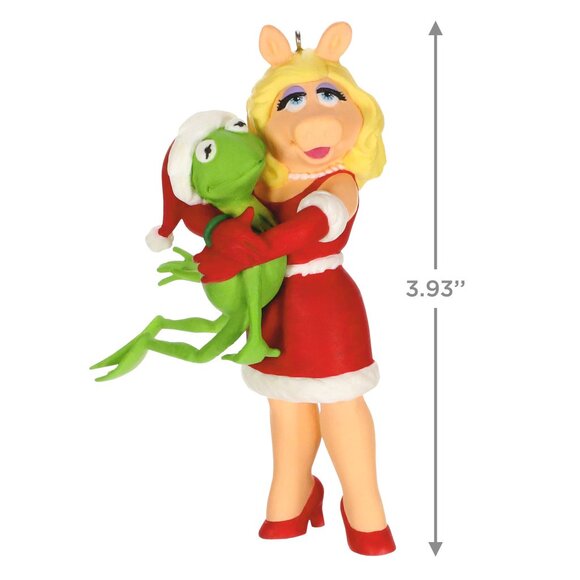 New! Hallmark Muppets Keepsake Ornament 2021 Kermit's Holiday Hug Miss Piggy - Picture 3 of 5